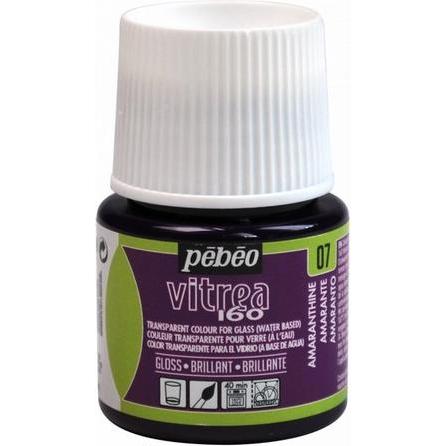 Thumbnail - Pebeo, Künstlerfarbe + Bastelfarbe, Vitrea 160 Glänzendefarben (Amarant, 45 ml)