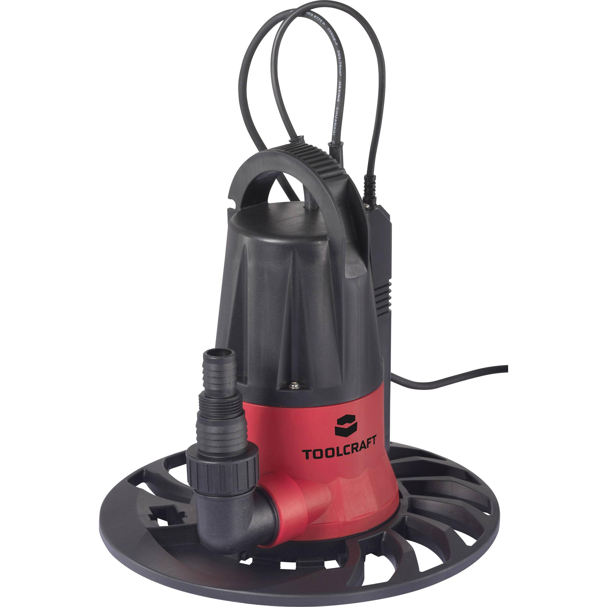 Toolcraft, Pompa da giardino, TO-10014909 Tauchdruck-Pumpe 6000 l/h 7 m