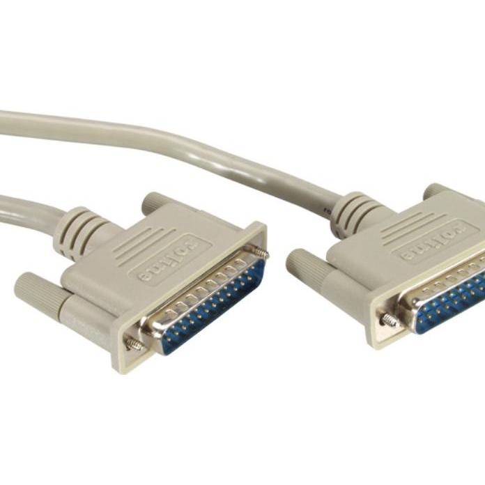 Roline Serielles Kabel, Stecker Sub-D 25 / Stecker Sub-D 25 (3 m, VGA), Schnittstellenkabel