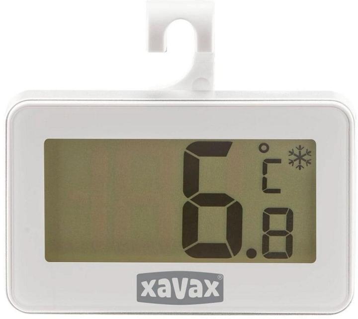 Produktbild Xavax Digitales Thermometer für Kühlschrank, Gefrierschrank und Kühltruhe, weiss