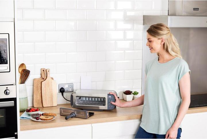 Produktbild Ninja 3-in-1 Multifunctionele Toaster, Grillplaat en Panini Maker - 7 Roosterstanden - RVS - ST202EU