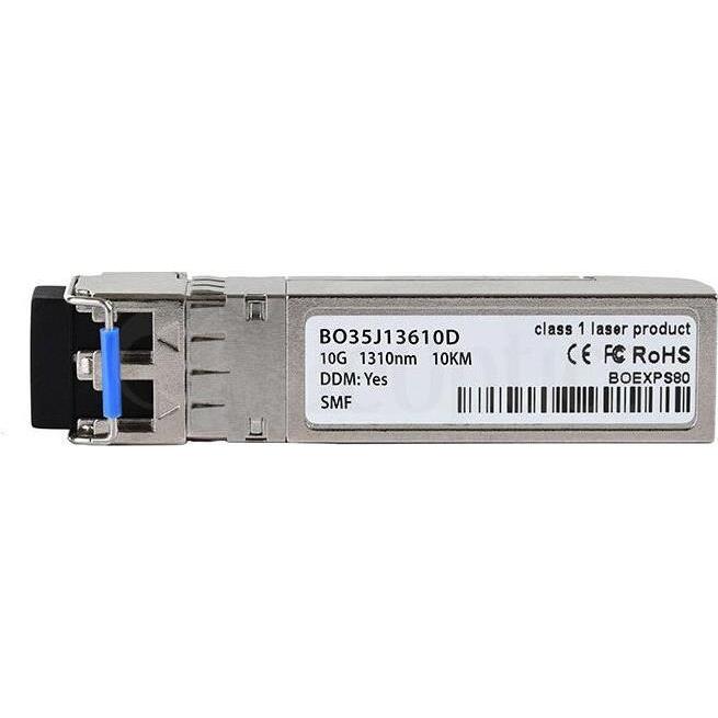 BlueOptics Ricetrasmettitore SFP+ BO35J13610D Compatible Telco Systems BTI-10GLR-DD-SFP+, LC-Duplex, Ricetrasmettitore, Argento