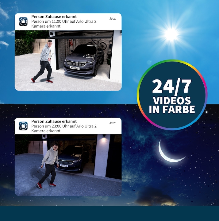 Produktbild Arlo Ultra 2 Spotlight Kamera, 4er Set (3840 x 2160 Pixels)