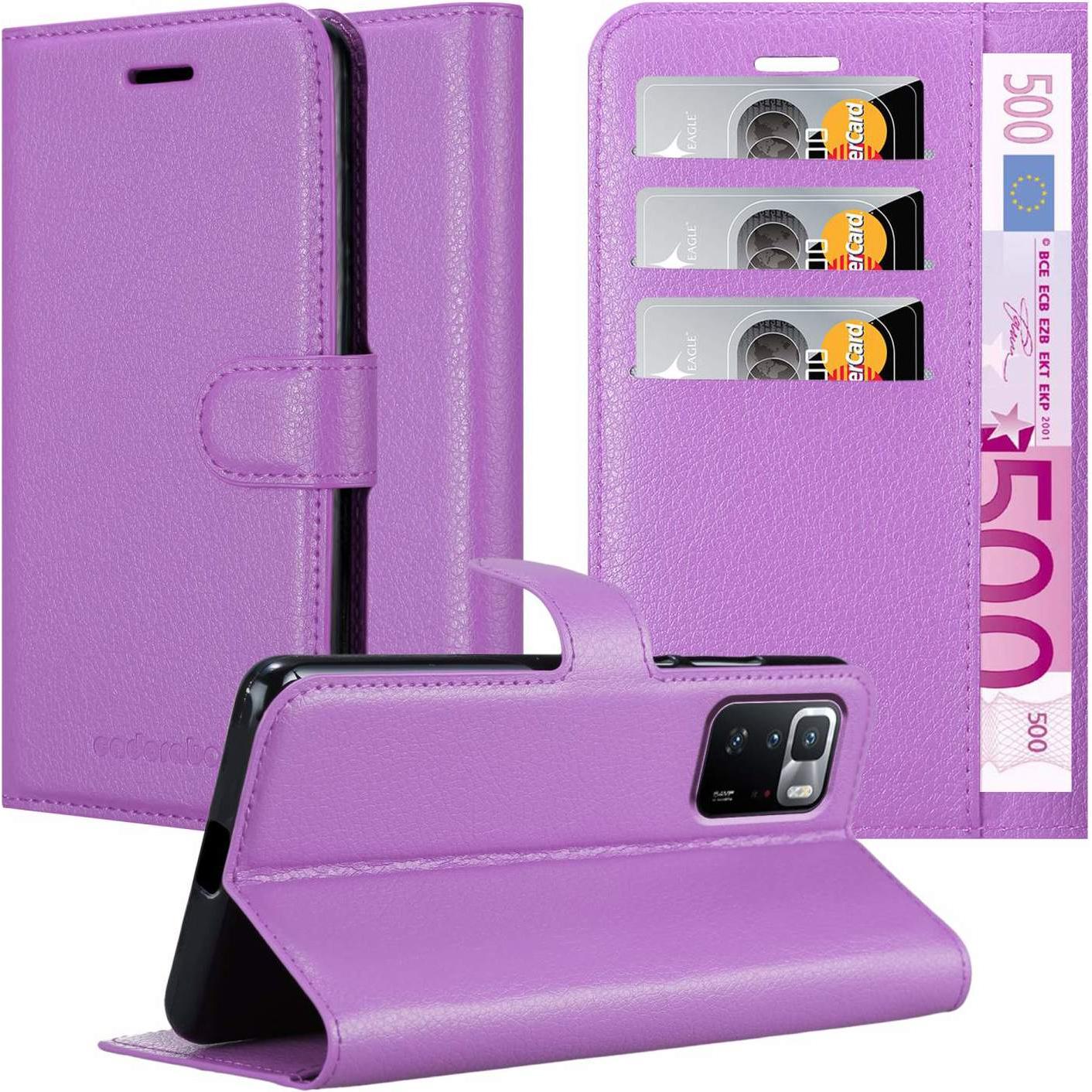 Cadorabo Book Stand Hülle für Xiaomi POCO X3 GT (Xiaomi Poco X3 GT), Smartphone Hülle, Violett