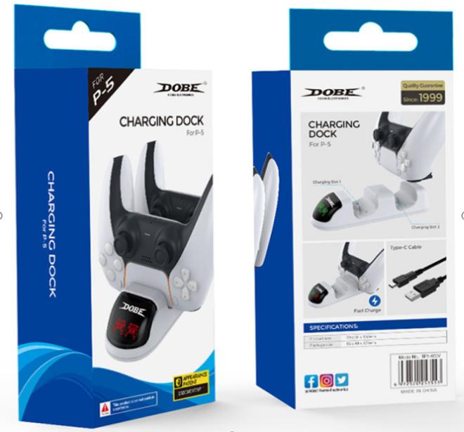 Image du produit Dobe Charging Dock pour deux manettes PS5 (PS5)