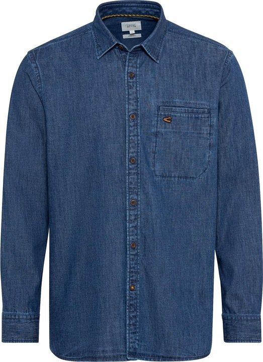 Camel Active Jeanshemd aus reiner Baumwolle