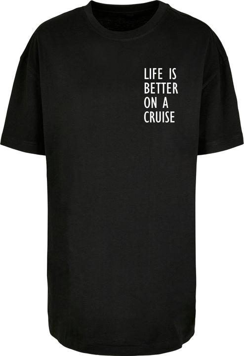 Produktbild Merchcode Ladies Life Is Better Oversized Boyfriend Tee - 119547 (3XL)