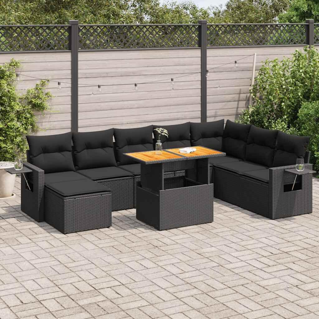 Thumbnail - VidaXL, Gartenlounge, 10-tlg. Garten-Lounge-Set mit Kissen