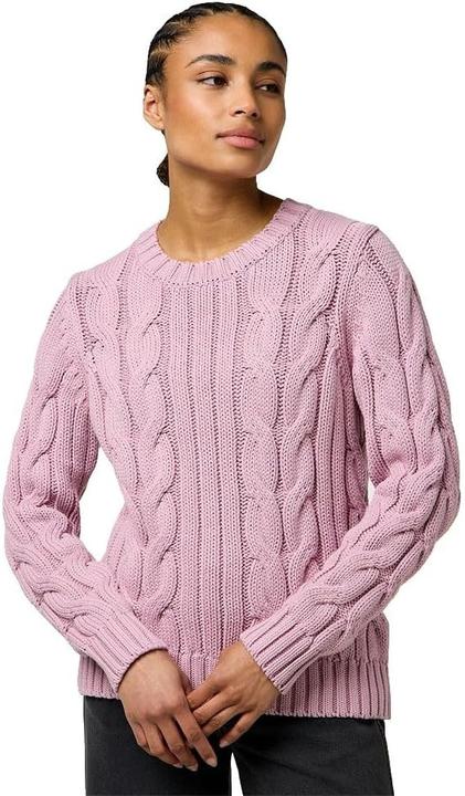 Actual product image Wrangler Cable Knit Crew, Keepsake Lilac, XL (XL)