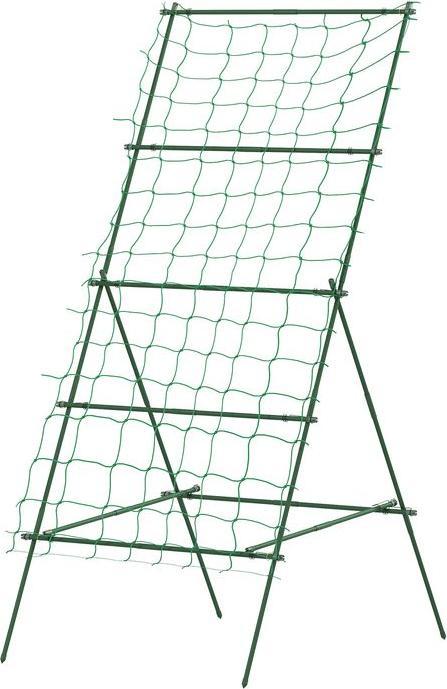 Image du produit Swisshandel24 Rankgitter aus Stahl zum Stecken rostfrei 101x133x227 cm Grün (101 cm, 133 cm)