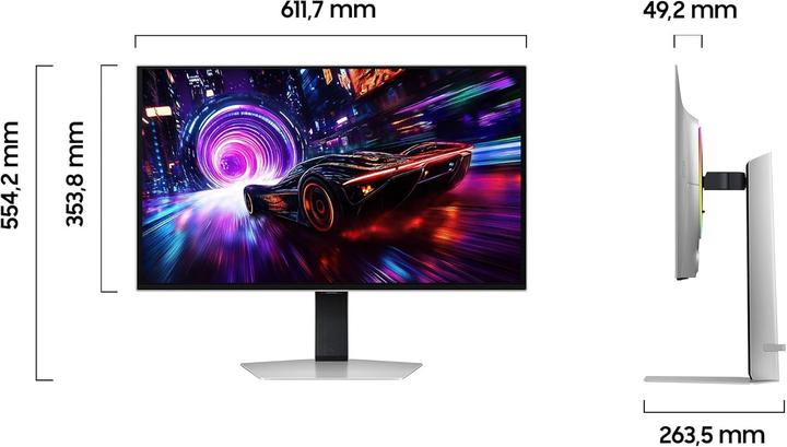 Actual product image Samsung Odyssey 3D - G90XF (3840 x 2160 Pixels, 27")