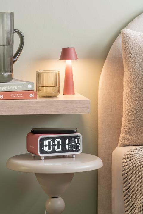 Produktbild Karlsson Digitalwecker Chunky Rose tan, Funktionen: Weckfunktion