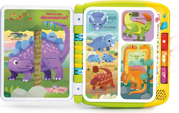Productafbeelding VTech Nl Mijn Interactieve Dinoboek (Nederlands, 3 - 7 Jaren)