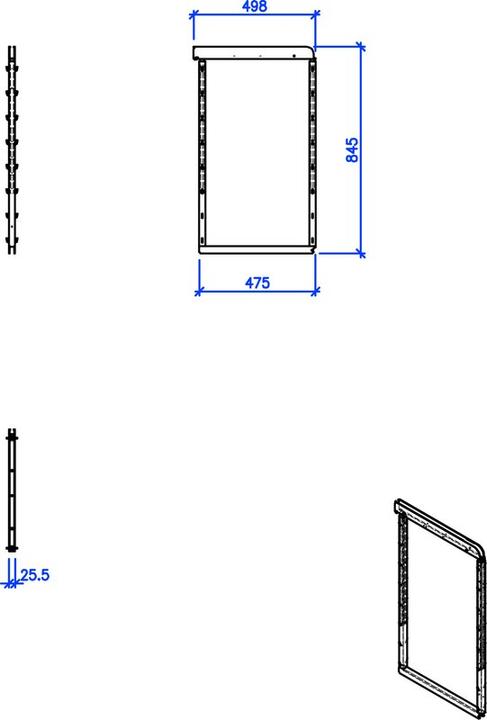 Actual product image Peka Metall Standard larder unit pull-out system