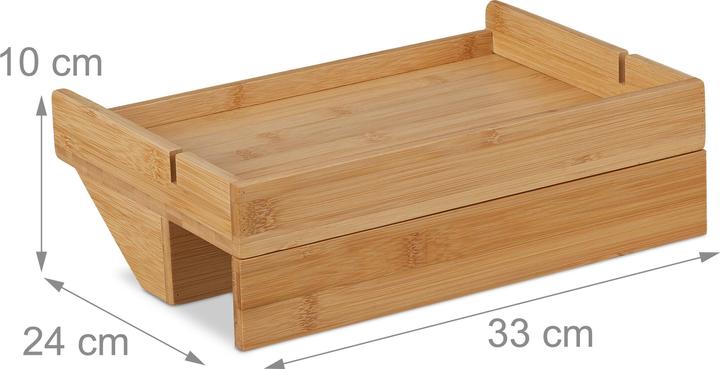 Actual product image Relaxdays Bettablage (33 x 24 x 10 cm)