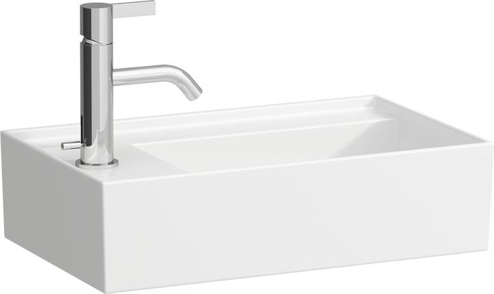 Laufen Handwaschbecken KARTELL 460x280mm Arm.bank li o ÜL 1 HL-Ausf. we (280 mm, 460 mm)