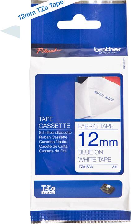 Actual product image Brother Tze-Fa3 (1.20 cm, White)