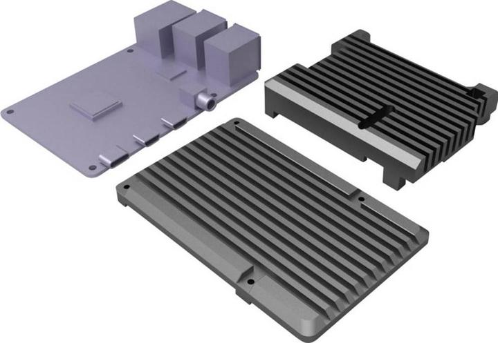 Actual product image Joy-it Pi 4B Block