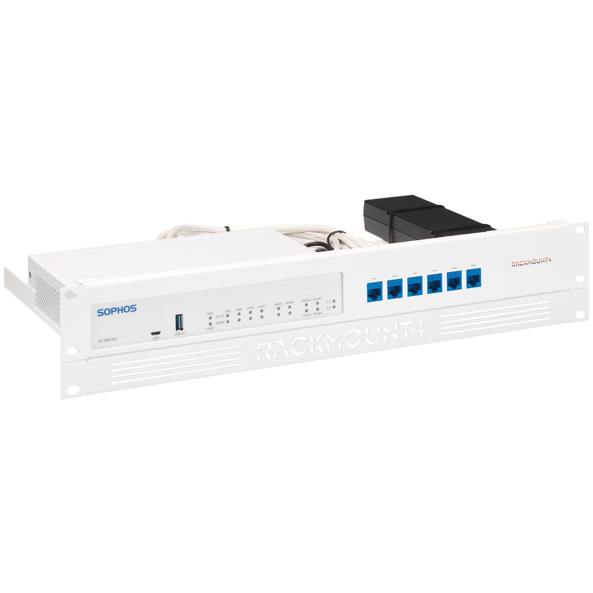 Rackmount.IT 1.3/2U 6 x RJ-45, f/ Sophos RED 20, RED 60 (Montage-Kit), Netzwerk Zubehör