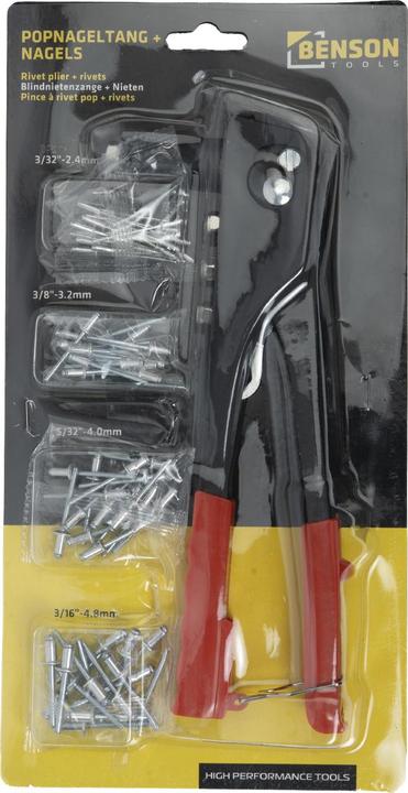 Immagine prodotto Benson Rivetti a pinze rivettatrici + rivetti