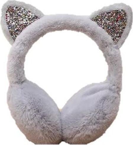 MU Style Cat Series Cache-oreilles en peluche pour enfants (Taille unique)