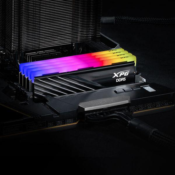 Actual product image Adata Kit Barrettes mémoire 32Go (2x16Go) DIMM DDR5 XPG Lancer Blade RGB PC5-51200 (6400 MHz) (Noir) (2 x 16GB, 6400 MHz, DDR5 RAM, U-DIMM)