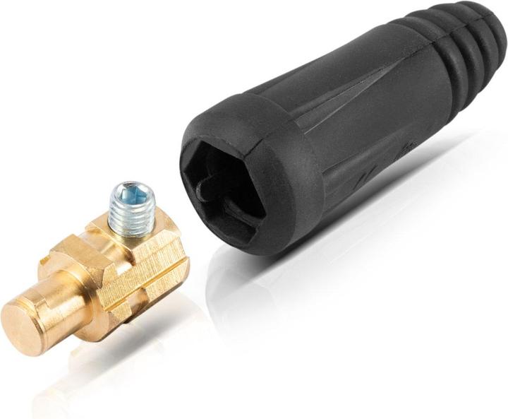 Produktbild Stahlwerk Schweisskabelstecker 2er Set mit 13 mm Dorn Messing bis 300 A