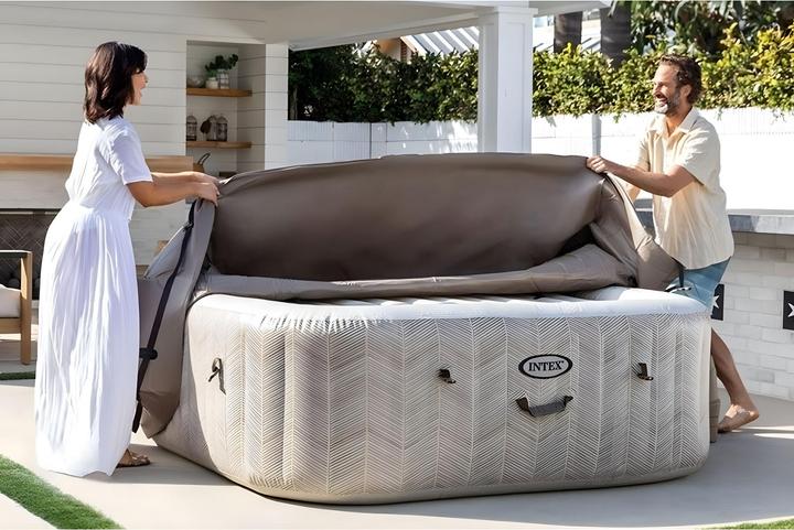 Produktbild Intex PURESPA CHEVRON DELUXE SET - Abmessungen: 1.75m x1.75m x71cm