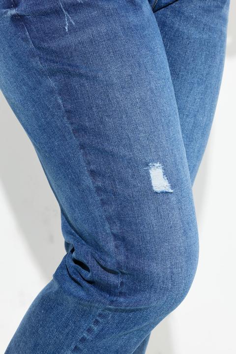 Immagine prodotto Ulla Popken Boyfriend jeans con effetto sdrucito, taglio della gamba ampio e cintura comoda (62)