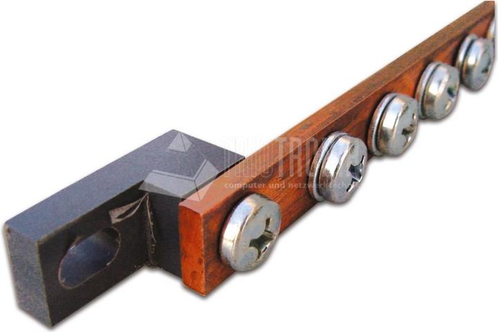 Actual product image Wirewin 19" grounding rail