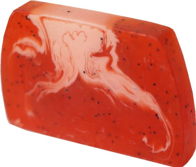 Immagine prodotto Sapone alla FRAGOLA 10 x 6,7 cm 100 gr. (Sapone duro)