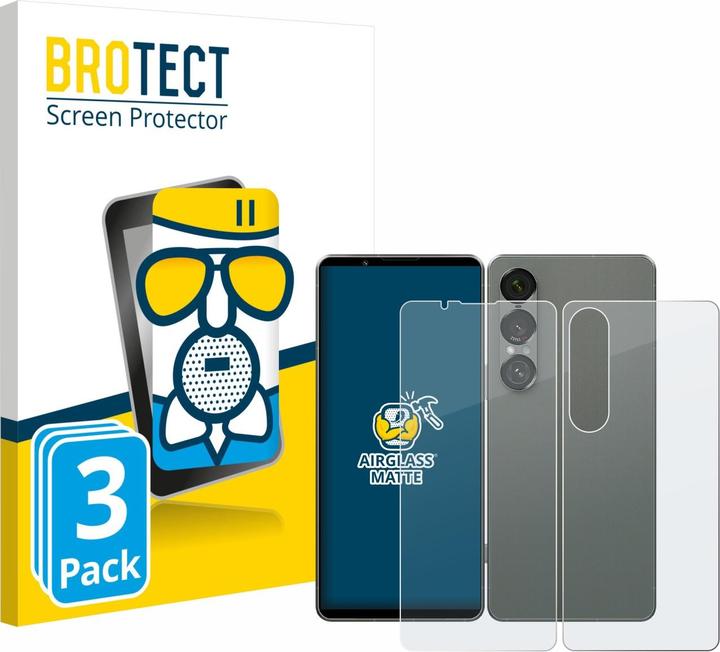 Immagine prodotto BROTECT AirGlass Vetro Opaco (3 pz., Sony Xperia 1 VII)