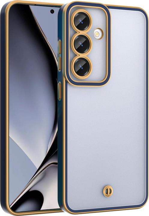 Produktbild OEM Silky Gold case for Samsung Galaxy S25 blue (Samsung Galaxy S25)