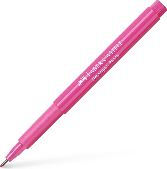 Produktbild Faber-Castell Fineliner Broadpen 1554 0.8 mm, Purpurrosa (Pink, 1 x)