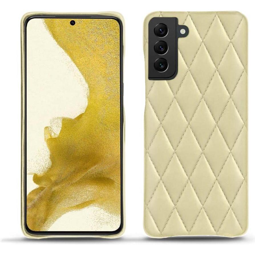 Noreve Lederschutzhülle (Samsung Galaxy S22), Smartphone Hülle, Beige
