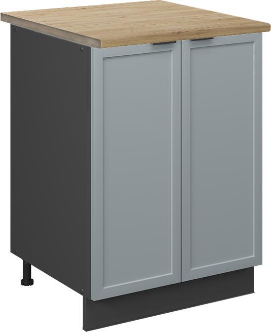 Anthrazit, hellblau-grau