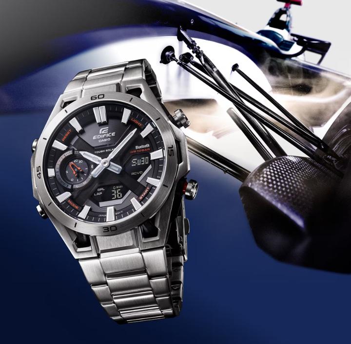 Produktbild Casio ECB-2300D-2AEF (Analoguhr, Chronograph, Digitaluhr, 45.80 mm)