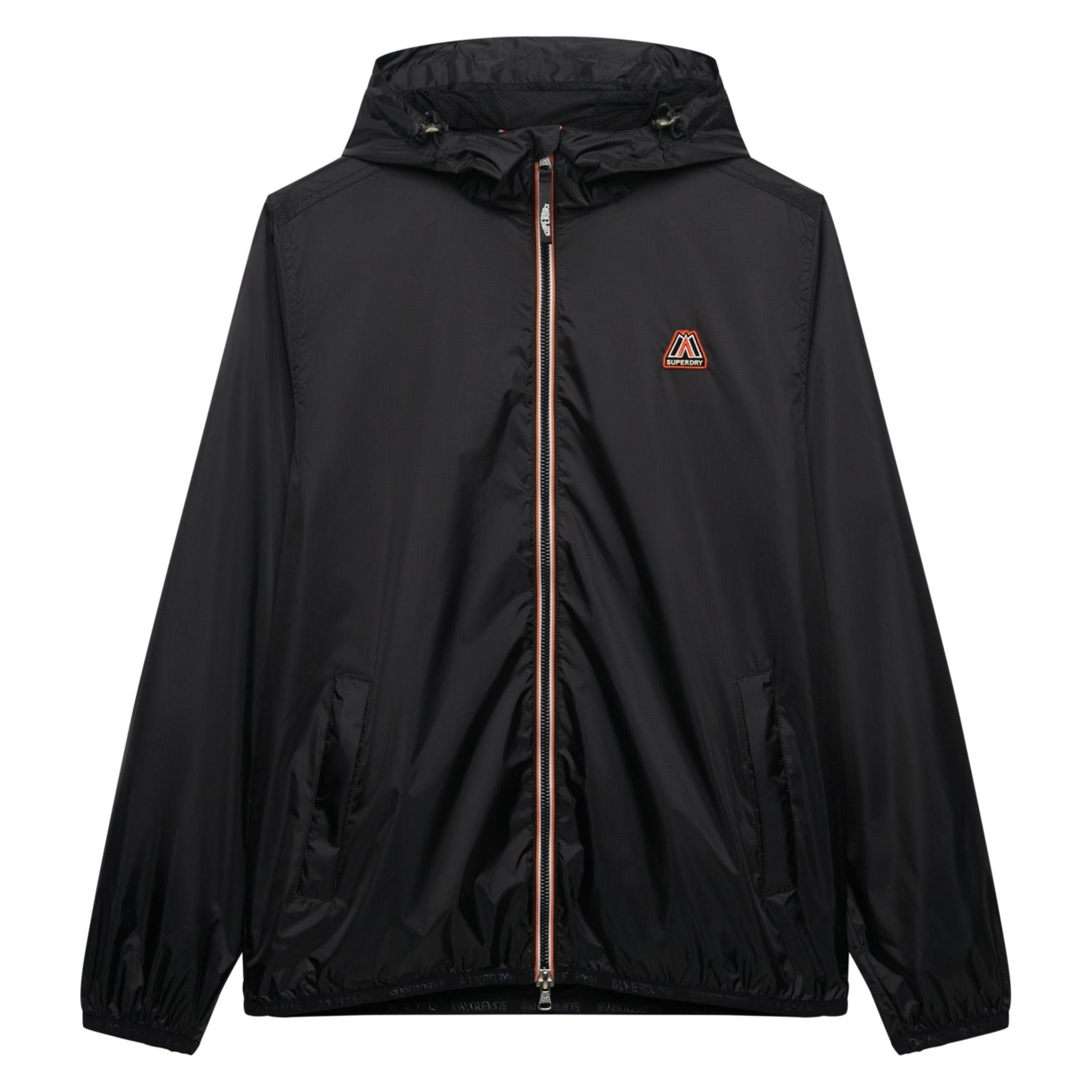 Superdry, Herren, Outdoorjacken, Essential Windbreaker Jacke (Xl), Schwarz, Xl