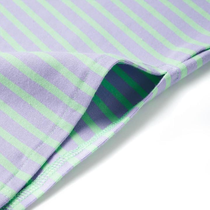 Image du produit vidaXL Jupe enfant à rayures droite Vert menthe clair (140)