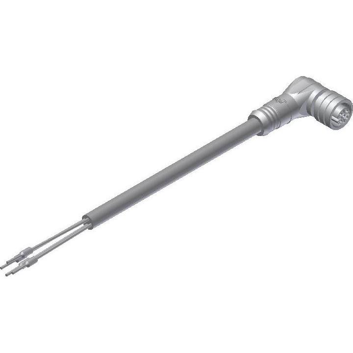 Danfoss ETS kabel 8m - Vinkelløbs-stik, Hun, M12, PVC, 8 m