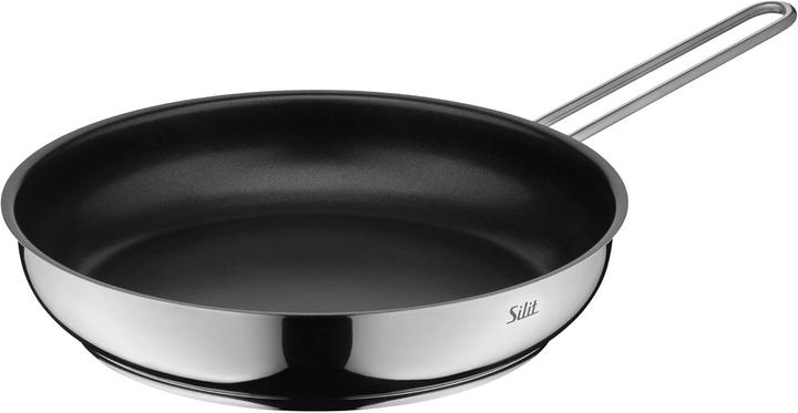 Actual product image Silit Topfset Induktion Kochtopfset 10tlg Glasdeckel Allicante Edelstahl (Pan set + pot set, Stainless steel)