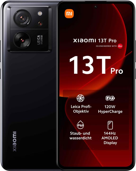 Produktbild Xiaomi 13T Pro (1000 GB, Black, 6.67", Dual SIM, 5G)