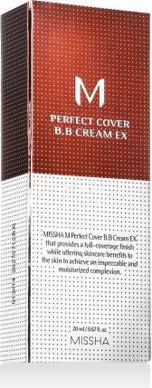 Actual product image Missha M Perfect Cover BB Cream SPF42/PA+++ wielofunkcyjny krem BB No.23 20ml (No.23 Natural Beige)