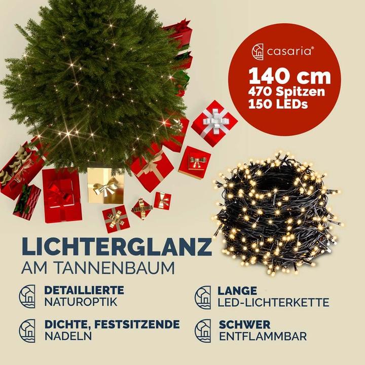 Actual product image Casaria Christmas tree (140 cm)