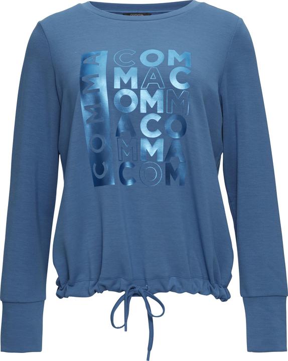 Image du produit Comma Sweatshirt Sweatshirt mit Tunnelzug im Saum (44)