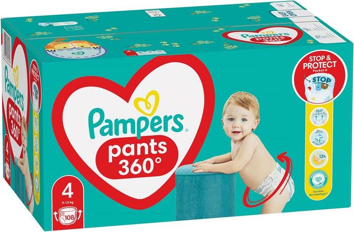 Produktbild Pampers Pants (Gr. 4, Halbmonatsbox, 108 Stück)