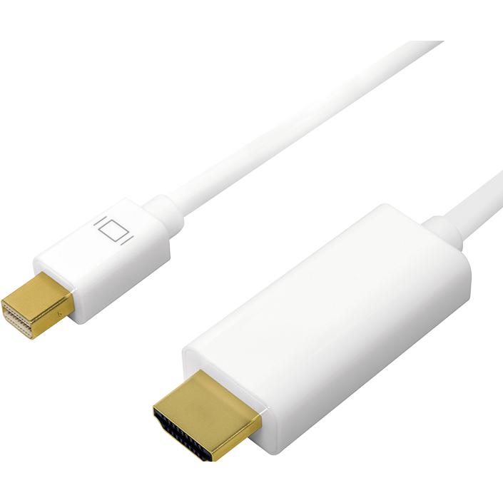 Thumbnail - LogiLink Mini DisplayPort — HDMI (Typ A) (2 m, DisplayPort), Video Kabel