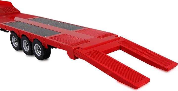Produktbild Amewi Tieflader-Sattelauflieger Dreiachser für Scania 1:18 rot