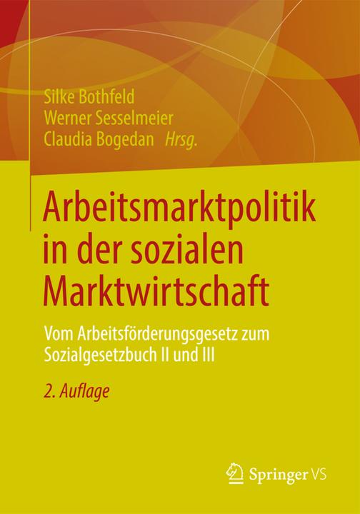 Produktbild Arbeitsmarktpolitik in der sozialen Marktwirtschaft (Deutsch, 2012)