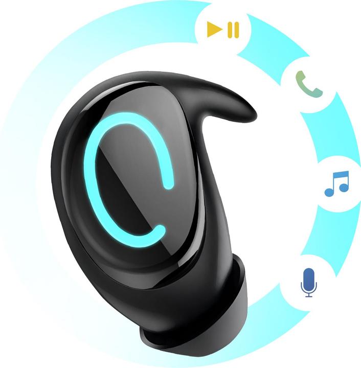 Produktbild Avizar Schlaf Ohrhörer Mono BT ultra dünn ENC (6 h, Kabellos)